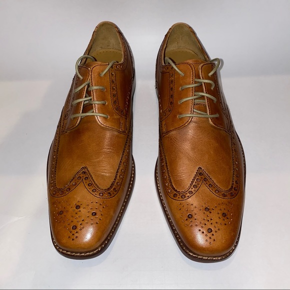 COLE HAAN WILLIAMS WINGTIP OXFORD MEN SHOES SZ 9.5 - Picture 2 of 5